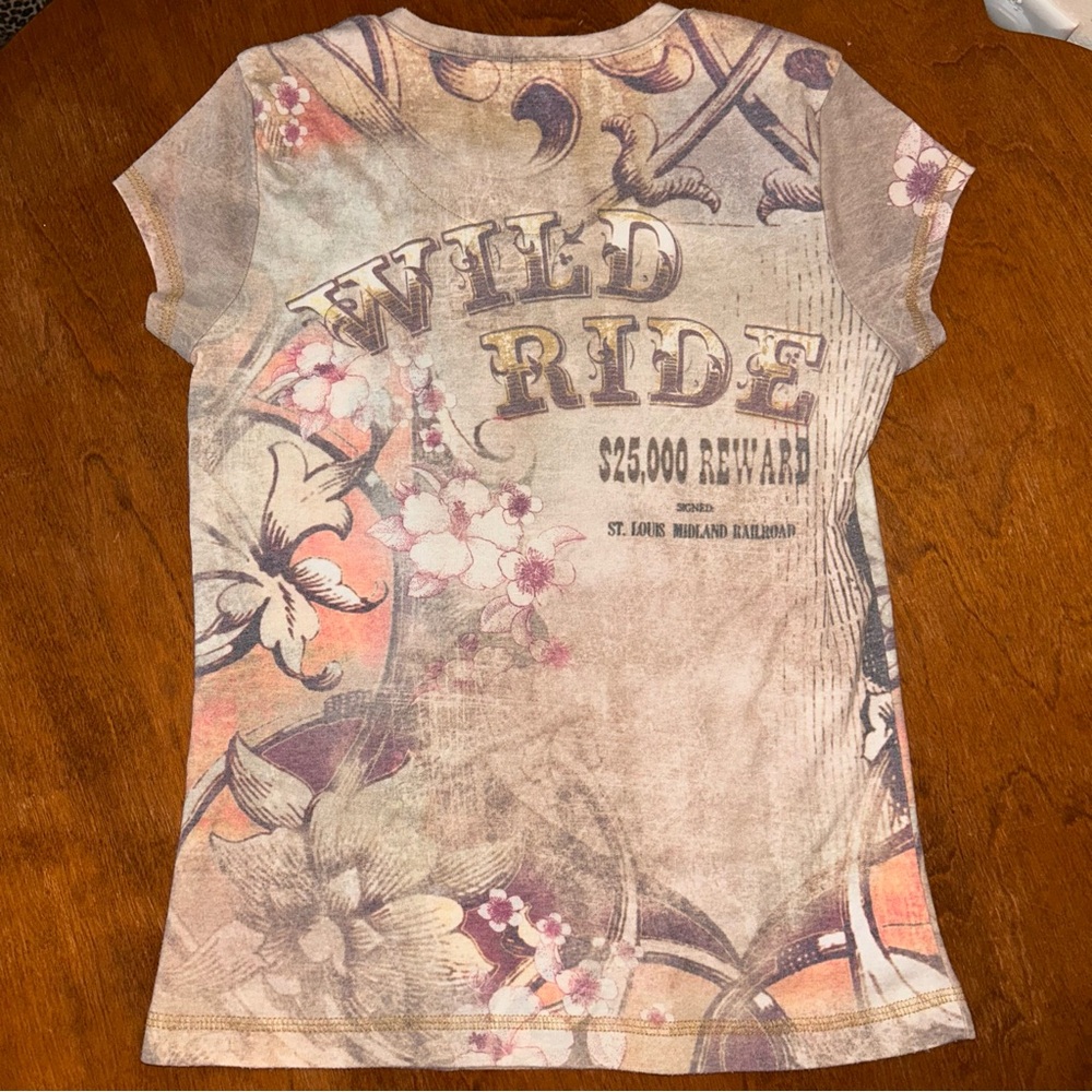 Wild Ride Bedazzled Graphic Tee - Picture 2 of 8